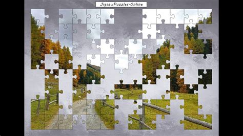 jigsaw puzzle autumn youtube