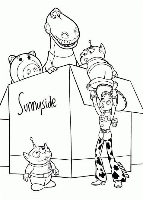 printable disney toy story coloring pages