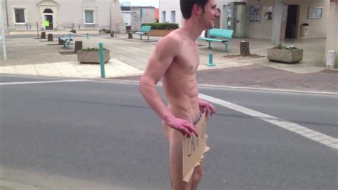 Naked Guy Gives Free Hugs