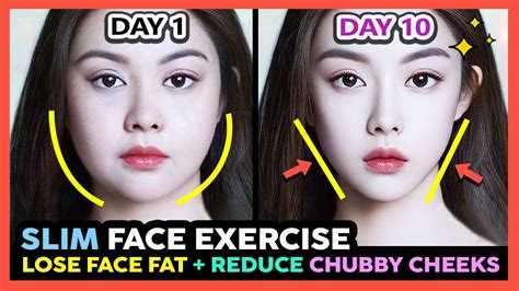 🥇best face exercises to lose face fat fast reduce chubby cheeks get