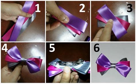 diy hair bows 3 ribbons · how to make a ribbon hair bow · jewelry on