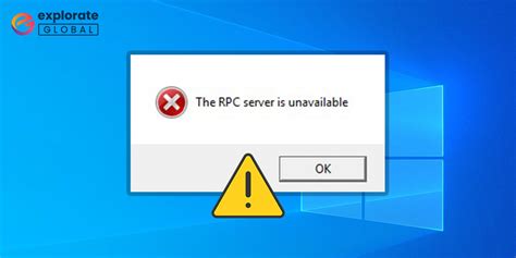 solve rpc server  unavailable error  windows
