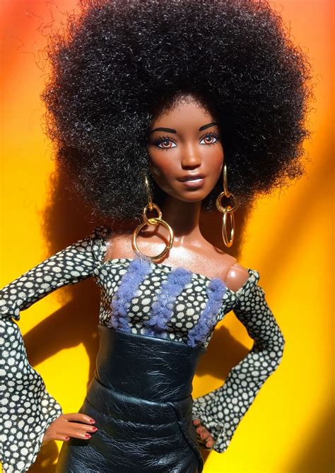 Barbie Fashionistas Beautiful Barbie Dolls Natural Hair Doll Black