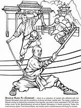 Kung Shaolin Visit sketch template