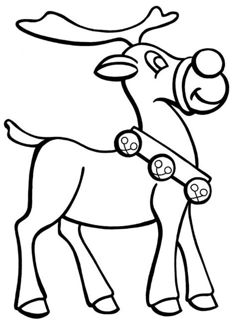 drawing rudolph  red nosed reindeer coloring page color luna