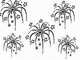 Fireworks Coloring Pages Firework Printable Clipart Line Year Drawing Kids Celebration Eve Years Coloringbook4kids Printables Popular Artificiales Fuegos Getdrawings Library sketch template