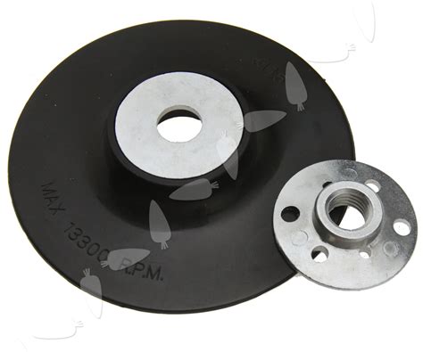 universel  size  grit rubber backing pad mm fits angle grinder discs ebay