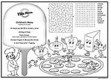 Placemats Kids Activity Coloring Menu Restaurants Activities Babies Choose Board sketch template
