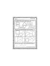 Quadrilaterals Classifying Geometry Game Worksheets Printable Preview sketch template