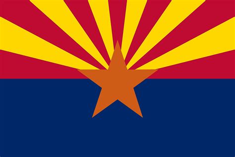 arizona state flag worldatlas