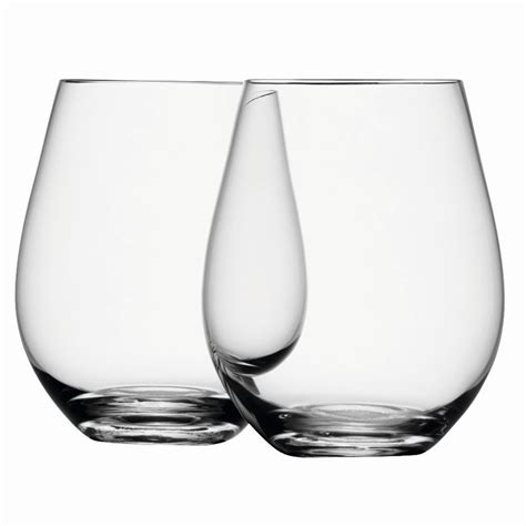 Lsa Stemless Red Wine Glass Tumblers Set Of 4 Glassware Uk