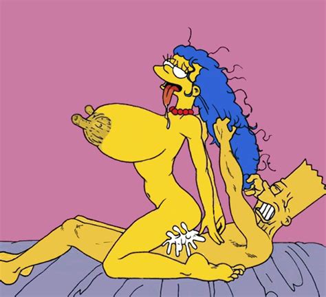 rule 34 bart simpson breasts color cum female human male marge