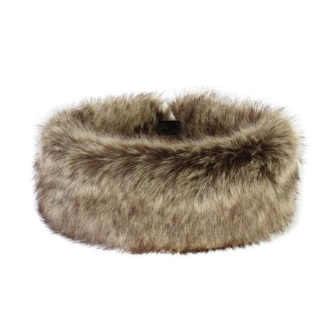 Helen Moore Luxury Faux Fur Huff Headband Truffle Black By Design