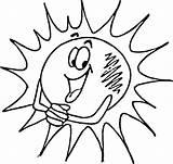 Sun Smiley Coloring Pages Smiling Supercoloring Color sketch template
