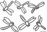 Coloring Pages Dragonfly Dragonflies Printable Animals Fly Kids Print Color Clipart Drawing Cartoon Cute Pond Clip Cliparts Insects Bugs Dragon sketch template