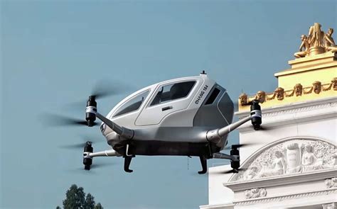 chine premiers vols dessai avec des passagers pour le taxi drone le parisien