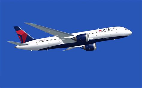 delta airlines boeing    fsx