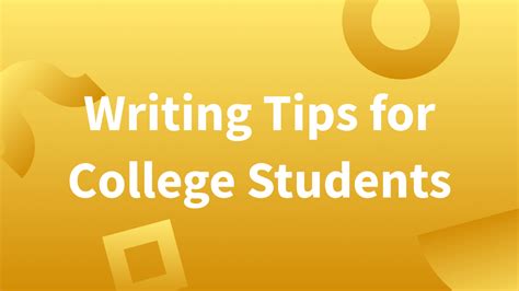 write  good essay ten tips  college students