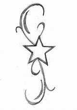 Tattoo Designs Star Tattoos Small Men Drawings Simple Outline Cool Coloring Drawing Pages Deviantart Clipart Shooting Stars Stencils Library Cliparts sketch template