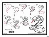 Kids Snake Draw Step Drawing Hub Easy 3d Cobra Crab Snakes Steps Animals Getdrawings Coloring Learn Sketch Drawings Gopher Instructions sketch template