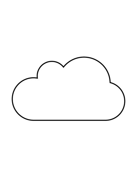 simple cloud stencilgif  cloud stencil cloud drawing stencils