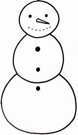 Snowman Printable Template Printables Blank Cut Paper Crafts Coloring Simple Pages Craft Outs Christmas Snow Handprint Clipart Snowmen Kids Easy sketch template