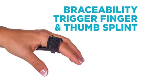 Trigger Finger And Thumb Splint Home Treatment Solution To Fix