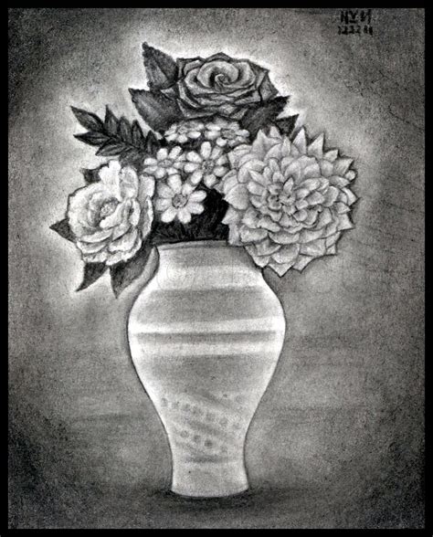 draw realistic flowers step  step drawing guide  finalprodigy dragoart