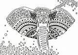 Afrique Ausmalen Difficiles Elefants Bestof Bilder Mandalas 101coloring Erwachsene Pinnwand sketch template
