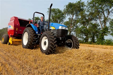 holland ts rops tractor  br specialty crop  baler  eldon zimmerman