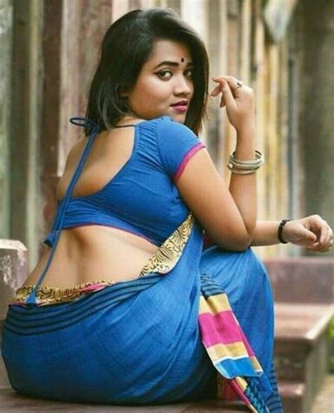 Pin By Palani Jan On Hot Wife In 2019 Aunty In Saree Saree Backless