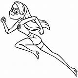 Violet Incredibles Coloring Pages Coloringpages4u sketch template