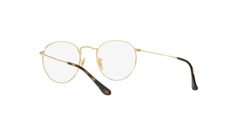 ray ban round metal optics gold rx3447 rb3447v 2500 47 21 small in
