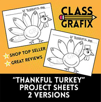 thanksgiving   thankful  turkey printable worksheets