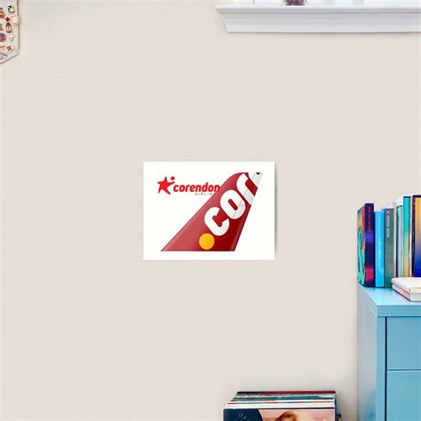 corendon airlines logo art print  sale  newspirit redbubble