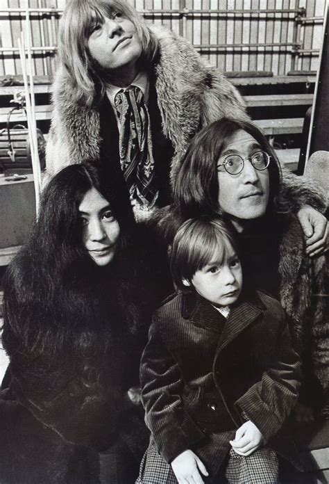Brian Jones Yoko Ono Julian Lennon John Lennon And Donyale Luna