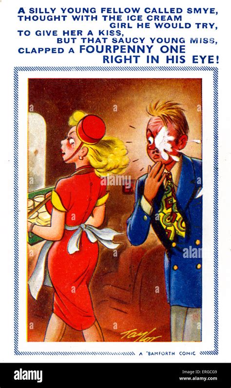 saucy postcard  res stock photography  images alamy