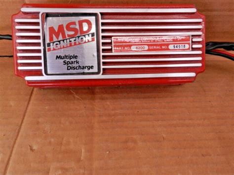 msd   multiple spark discharge ignition control  sale  ebay