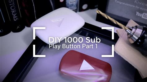 Diy 1000 Subscriber Play Button Part 1 Youtube