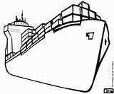 Carga Buque Colorear Barcos Colorare Frachtschiff Disegni Barco Malvorlagen Containerschiff Boote Wasserfahrzeuge Imbarcazioni Barche Altri Embarcaciones Crucero Vela Colorearjunior sketch template