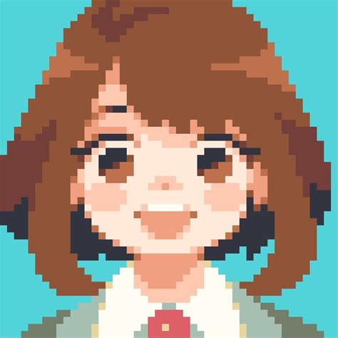 12 8 Bit Pixel Anime Girl 