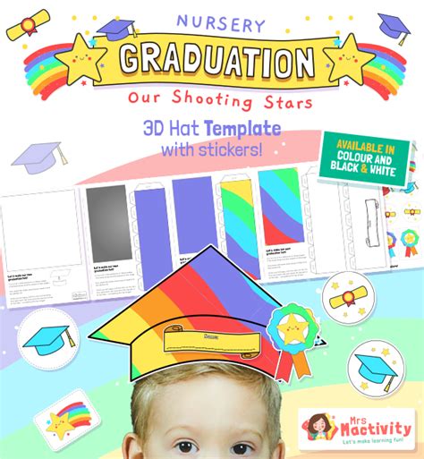 nursery graduation hat template nursery graduation resources