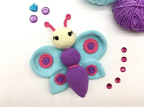 ravelry betty  butterfly pattern  cuddly stitches craft