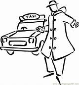 Taxi Coloring Ome Pages Getdrawings Getcolorings Comments sketch template
