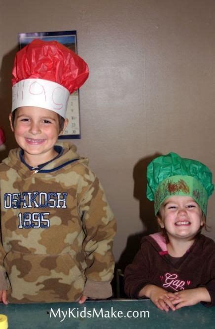 ideas hat craft chef   hat crafts chef hats  kids