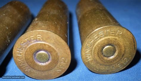 Vintage Lot Of Four 12 Ga Oo Buck Winchester Brass Shells