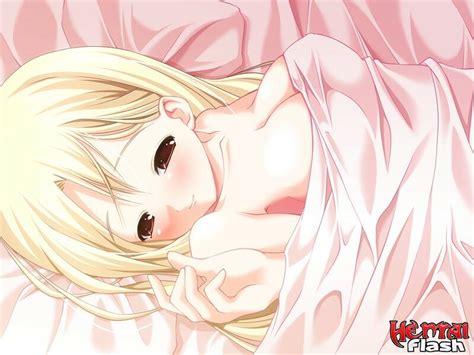 big meloned blonde hentai girl getting little cunt fucked in bedroom cartoon sex tube