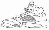 Jordan Coloring Air Drawing Shoes Pages Shoe Lebron Template Printable James Nike Sketch Retro Michael Low Force Blank Jordans Sneakers sketch template