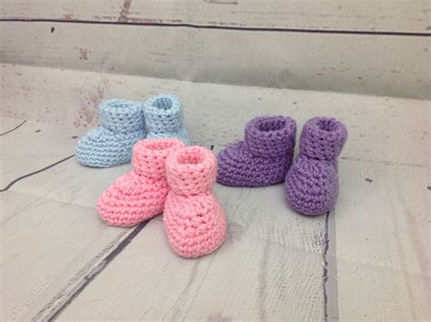 printable crochet baby booties patterns printable templates  nora