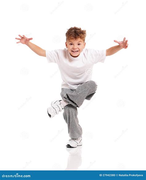 boy dancing stock photo image  happy  moving